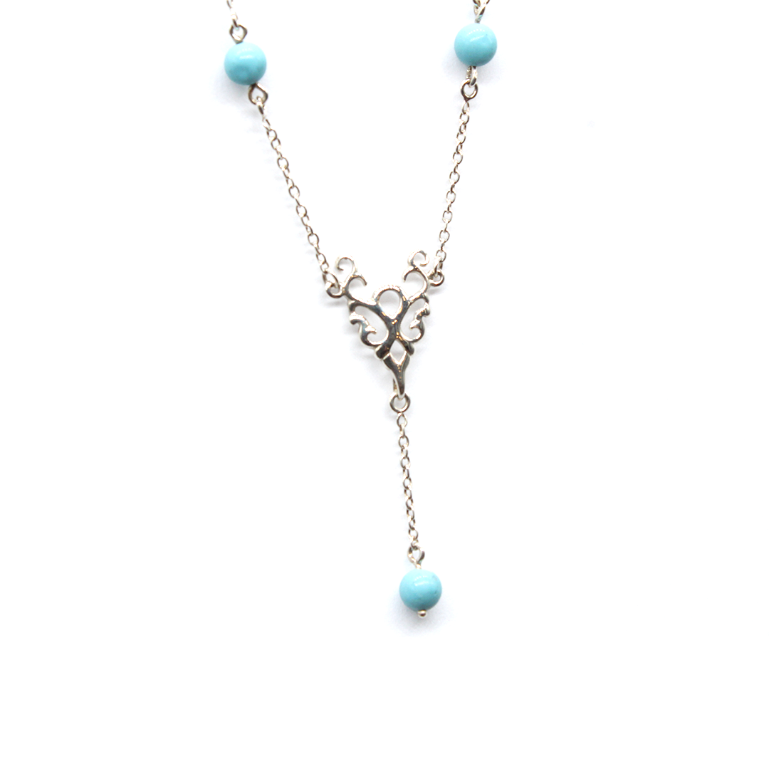 NL BEADS TURQUOISE ARBO W:3.2G F:925