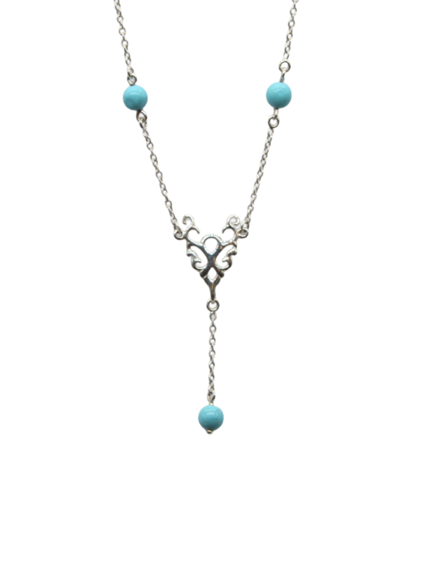 NL BEADS TURQUOISE ARBO W:3.2G F:925