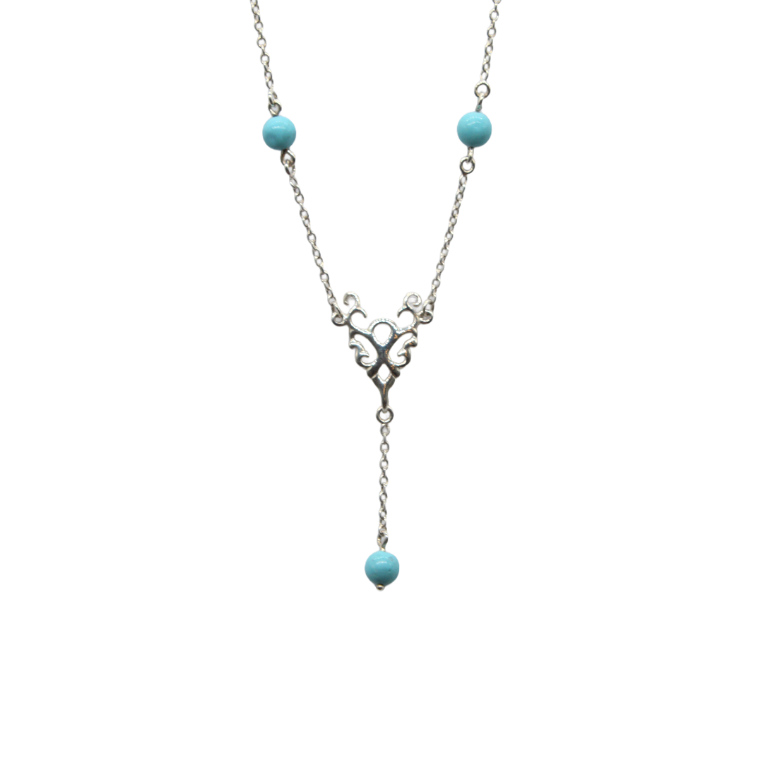 NL BEADS TURQUOISE ARBO W:3.2G F:925