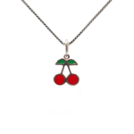 Pendant - Silver Cherry