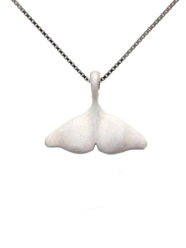 Pendant - Silver Whale Tail