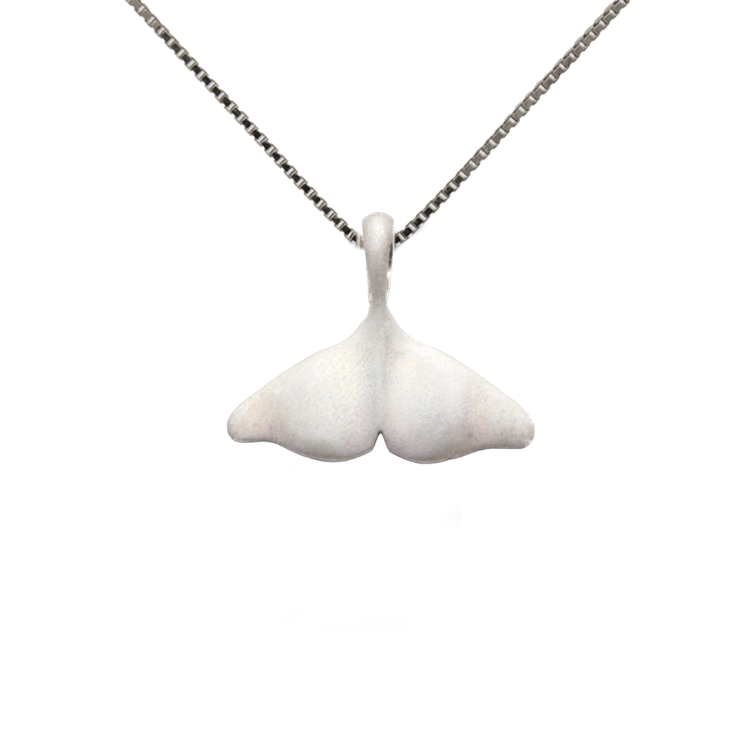 Pendant - Silver Whale Tail