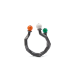 Ring - Koray with Tourmaline, Cornaline and Agate on Silver