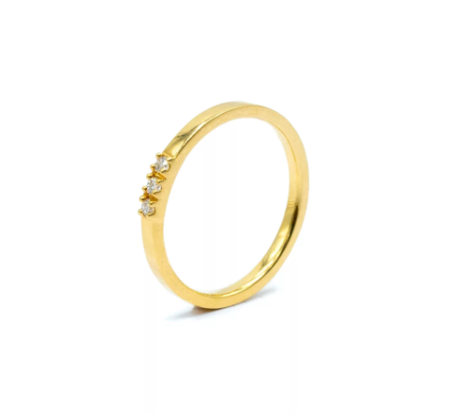 Ring - Yellow gold with Diamonds