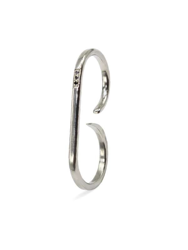 B-RING TITAN DIAM 3 x 0.01ct W:2.93g