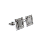 Cufflink - Steel Cube