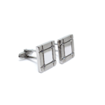 Cufflink - Steel Cube
