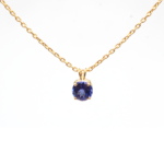 Necklace - Yellow Gold with Tanzanite