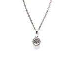 Pendant - White Gold with Natural Diamonds & Lab-Grown Diamonds