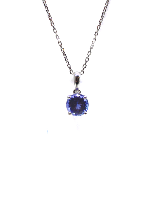 Pendant - Tanzanite on White Gold