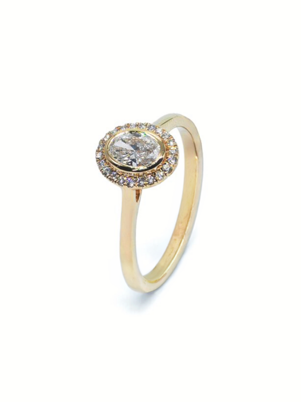 Ring - Yellow Gold with Diamonds