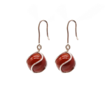 Earrings - Jaspe Garnet