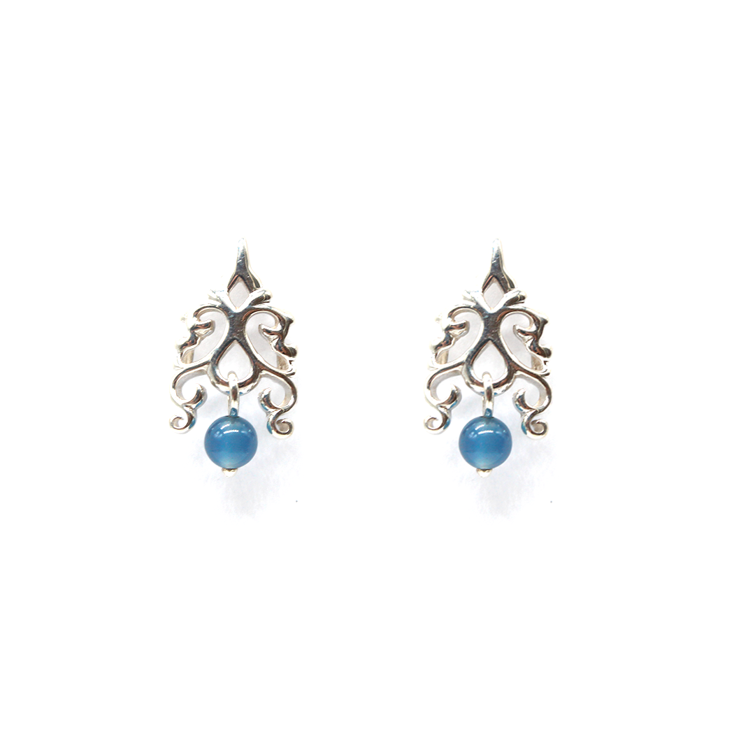 Arborensans - Earrings with Calcedonie