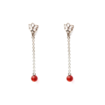 Arboresans - Earrings Garnet Drops