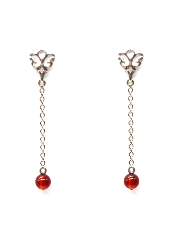 Arboresans - Earrings Garnet Drops