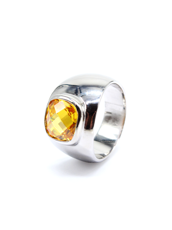 Ring - Silver with Zirconia