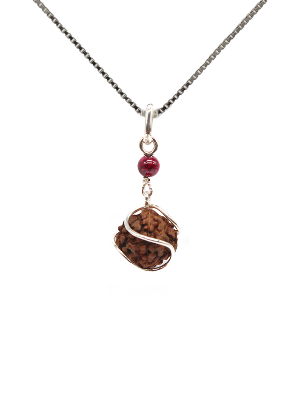 Pendant - Rudraksha Garnet