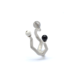 Ring - Koray - Silver with Labradorite, Onyx et Howlite