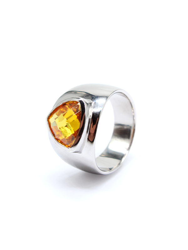 Ring - Silver with Zirconia