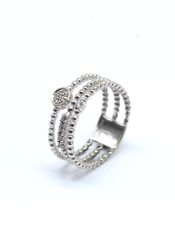 Ring - Zirconia Silver