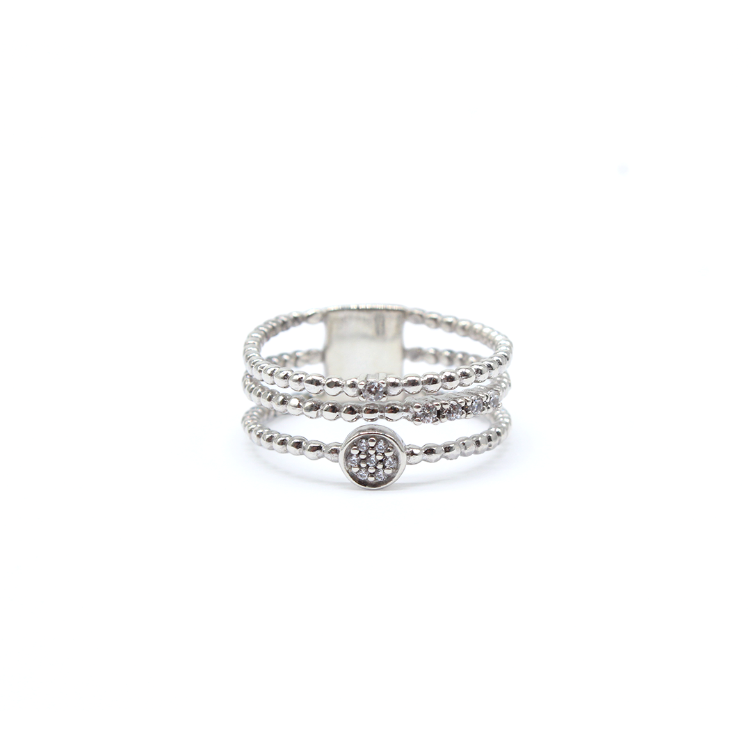 Ring - Zirconia Silver
